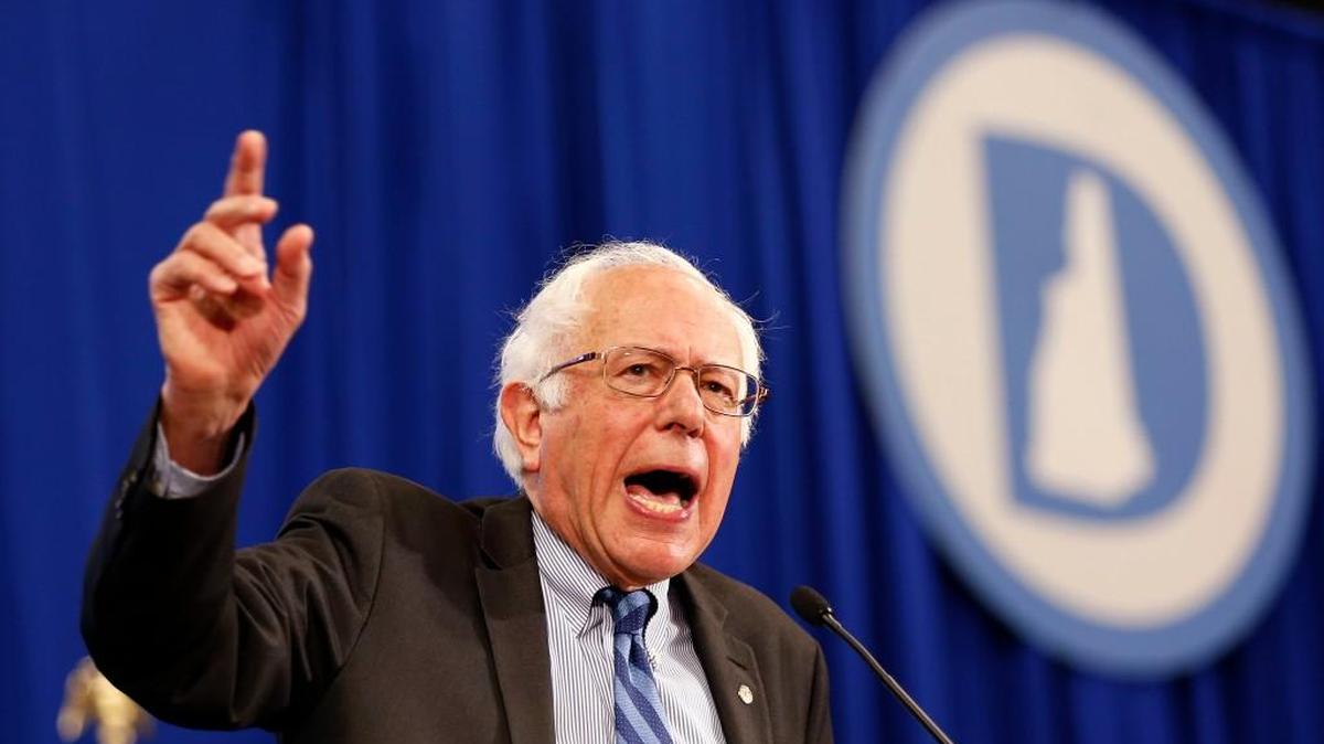 
Democratic presidential candidate Sen. Bernie Sanders
