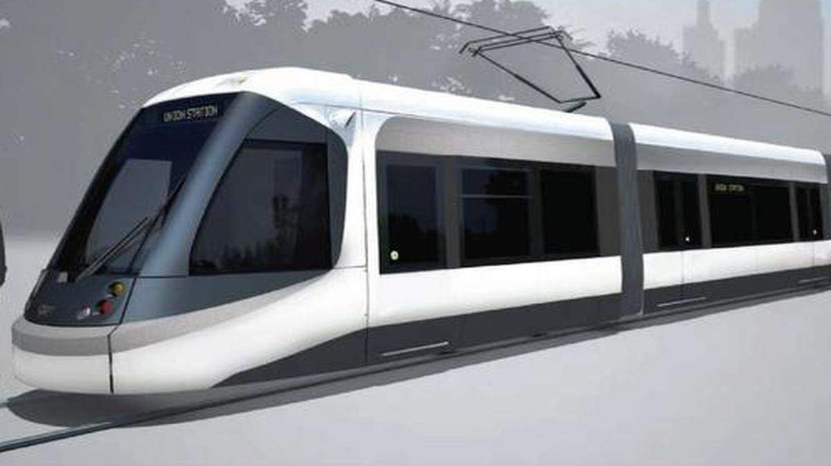 
Artist’s conception of the Kansas City streetcar
