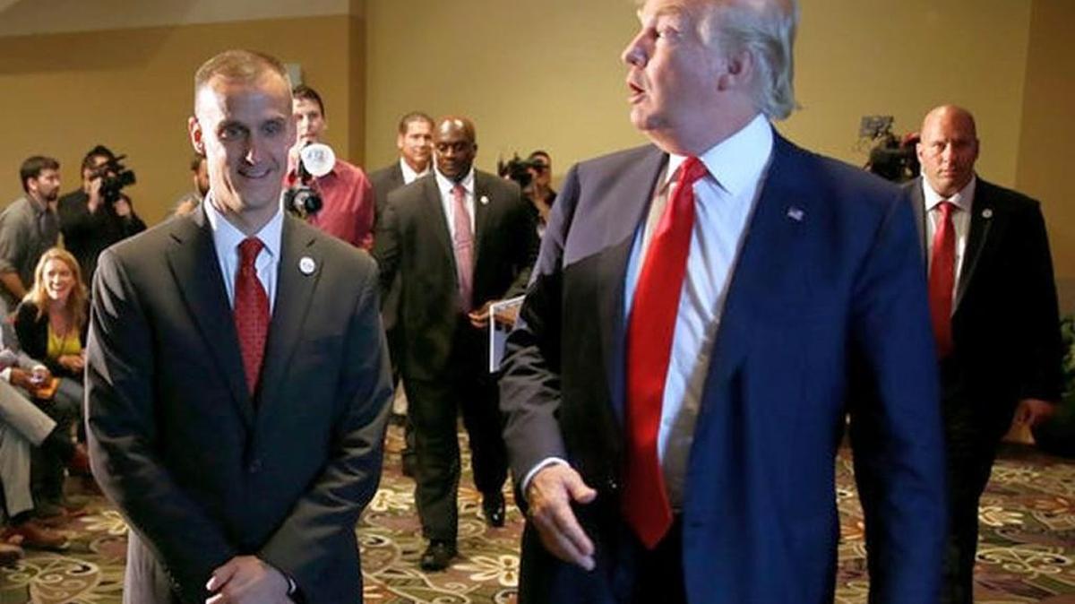 Corey Lewandowski and Donald Trump