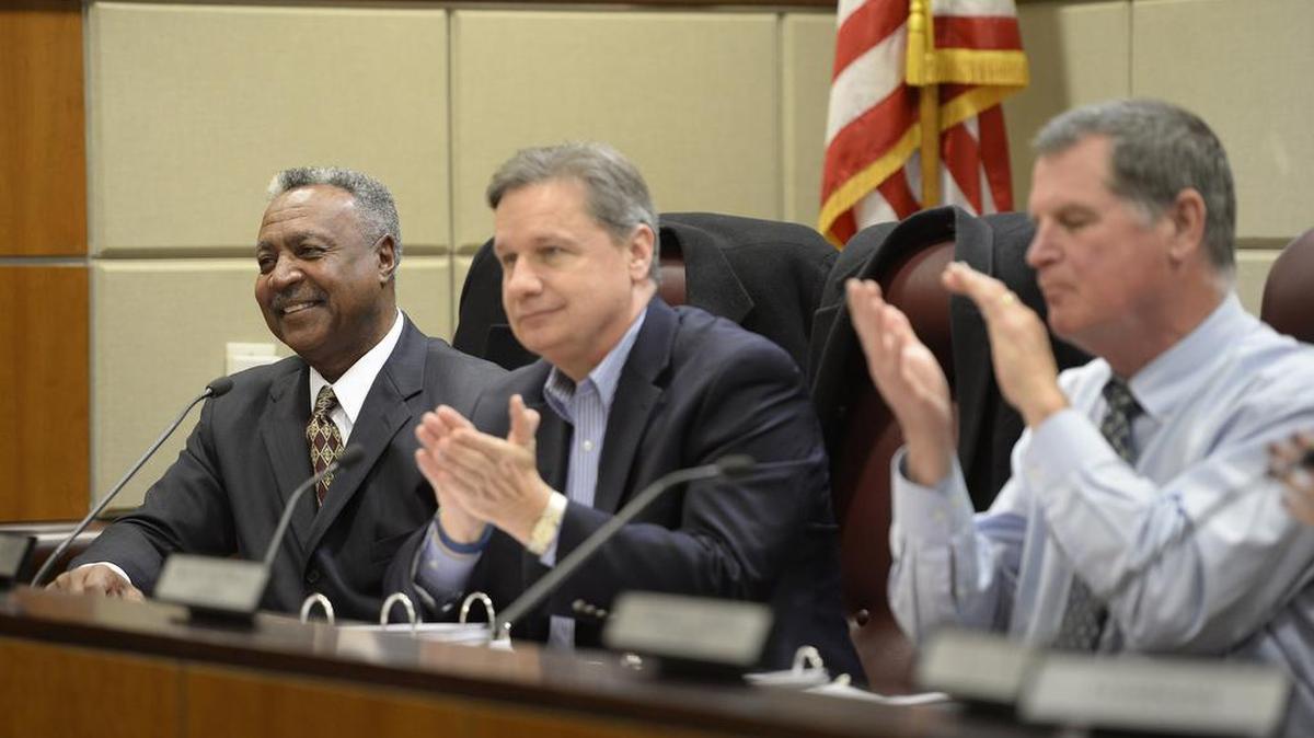 Frank White was sworn in as Jackson County Executive on Monday at the Truman Courthouse in Independence.