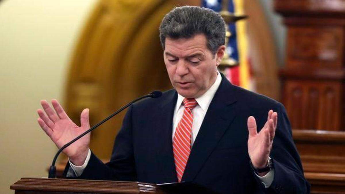 
Gov. Sam Brownback delivered his State of the State address earlier this month.
