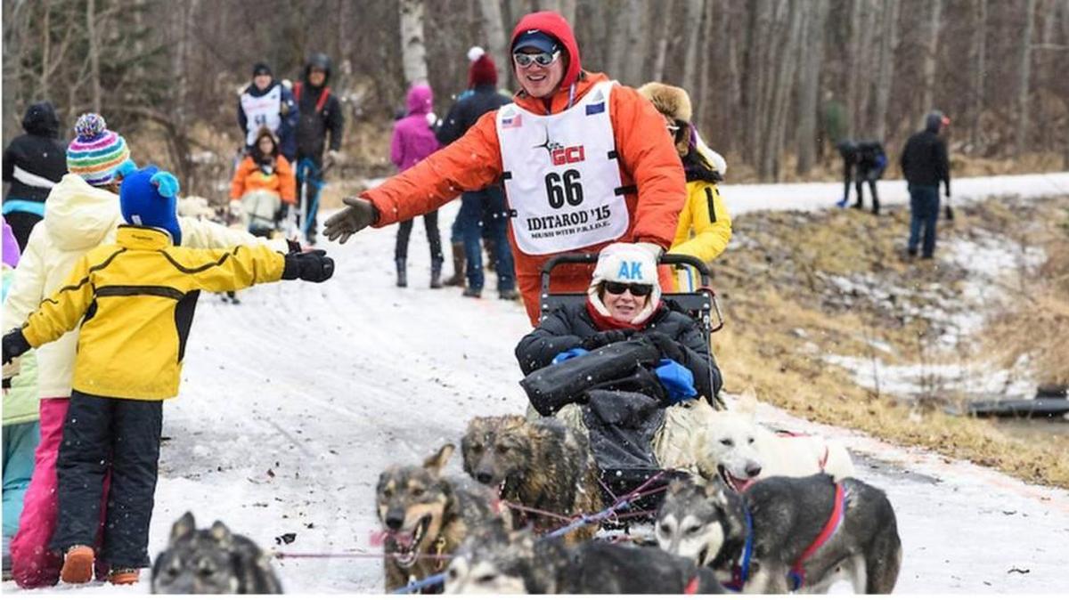 Steve Watkins, a candidate for Congress in Kansas' 2nd District, competed in the 2015 Iditarod race in Alaska.