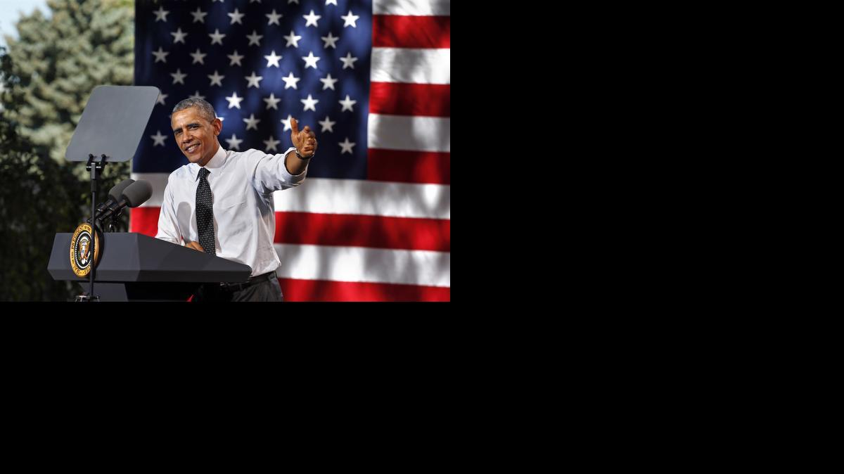 
President Barack Obama speaks about the economy Wednesday in Denver.

