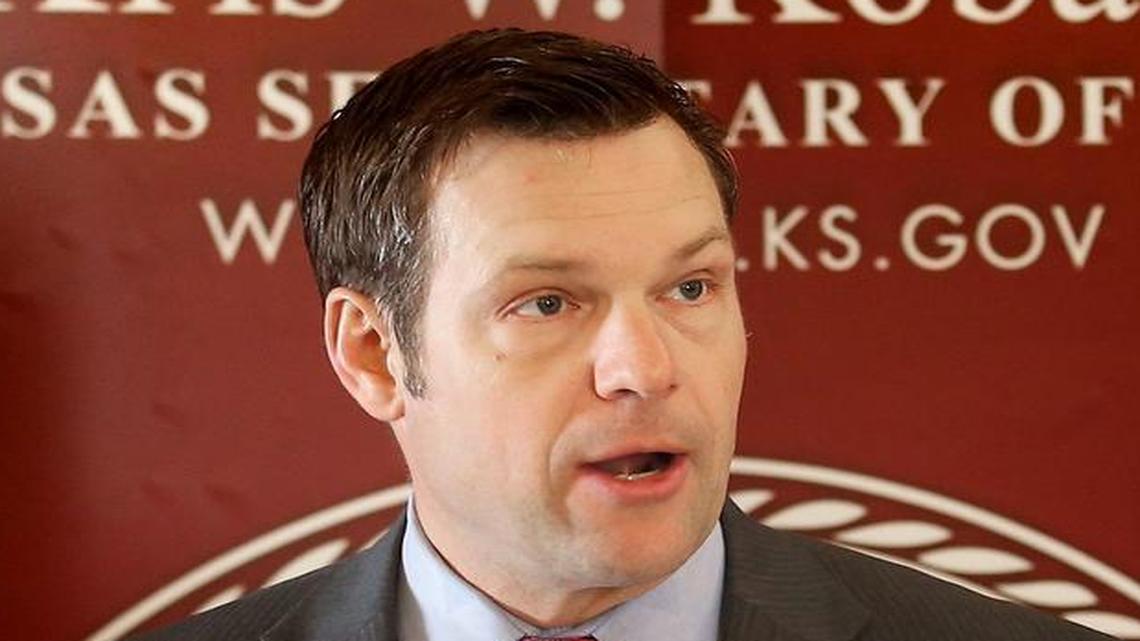 
Kansas Secretary of State Kris Kobach

