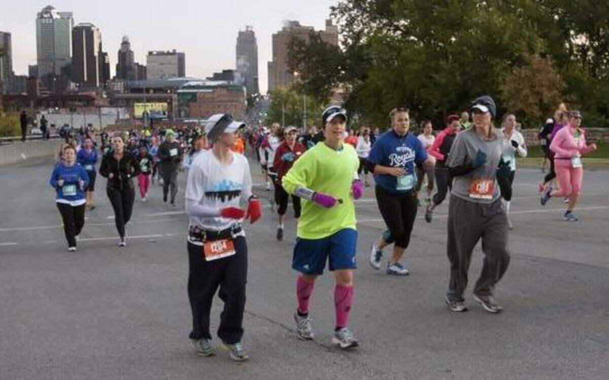 
An estimated 10,000 runners filled the streets of Kansas City on Oct. 18 for the 2014 Waddell & Reed Kansas City Marathon.

