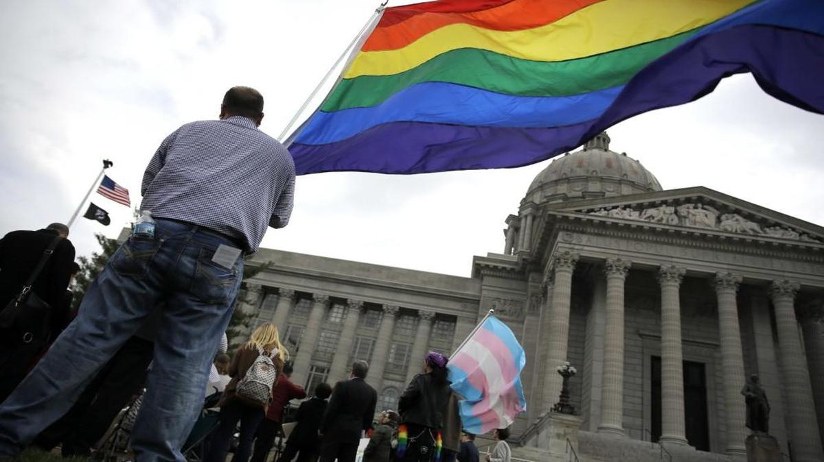 Gay rights supporters fear they will be playing defense for much of 2017 to make sure the Missouri General Assembly doesn’t roll back civil rights. In March, Mathew Mauldin joined a rally outside the Missouri Capitol.