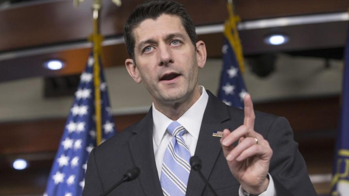 Speaker of the House Rep. Paul Ryan of Wisconsin