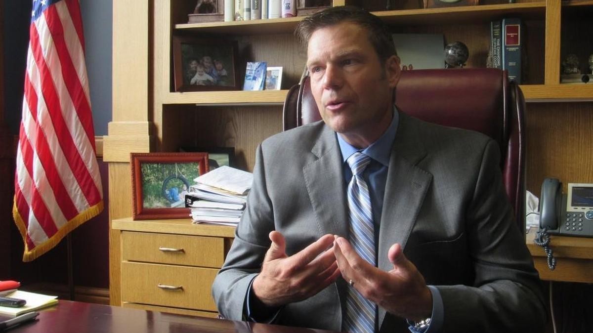 Kris Kobach, Kansas’ secretary of state and a Republican candidate for governor, wrote a letter to the editor of the Topeka Capital-Journal in 1986, when he was 20, about South Africa and its economy.