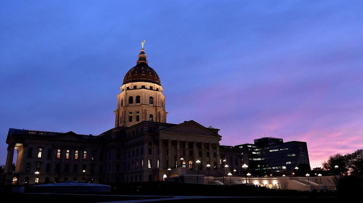 
Kansas capitol building in Topeka.
