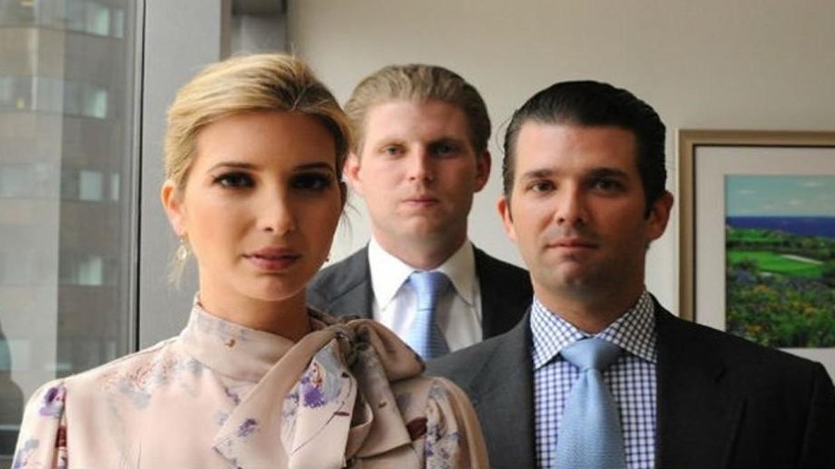 By many accounts, Donald Trump’s three oldest children, (from left) Ivanka, Eric and Don Jr., are down-to-earth, hard-working adults.