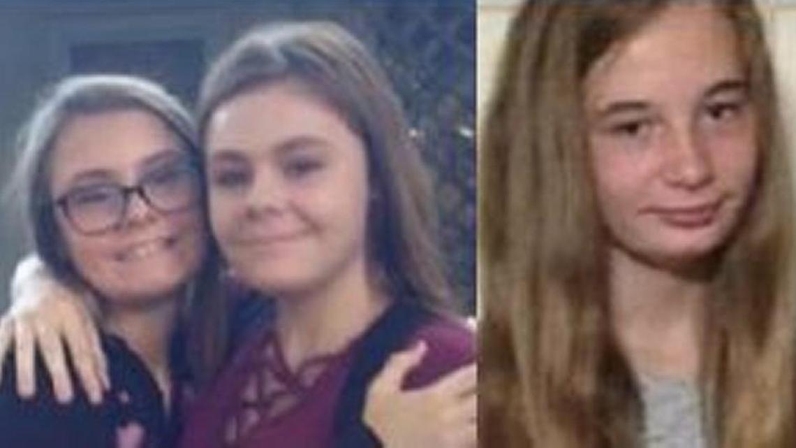 Three sisters — Emily, 15, Aimee, 14, and Christin Utter, 12 — have been missing from their Tonganoxie foster home since Aug. 26.