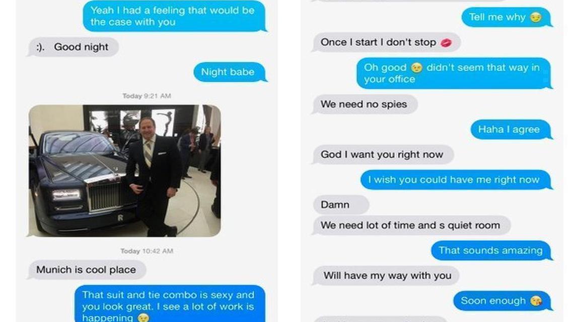
Screenshots of text messages obtained by The Star
