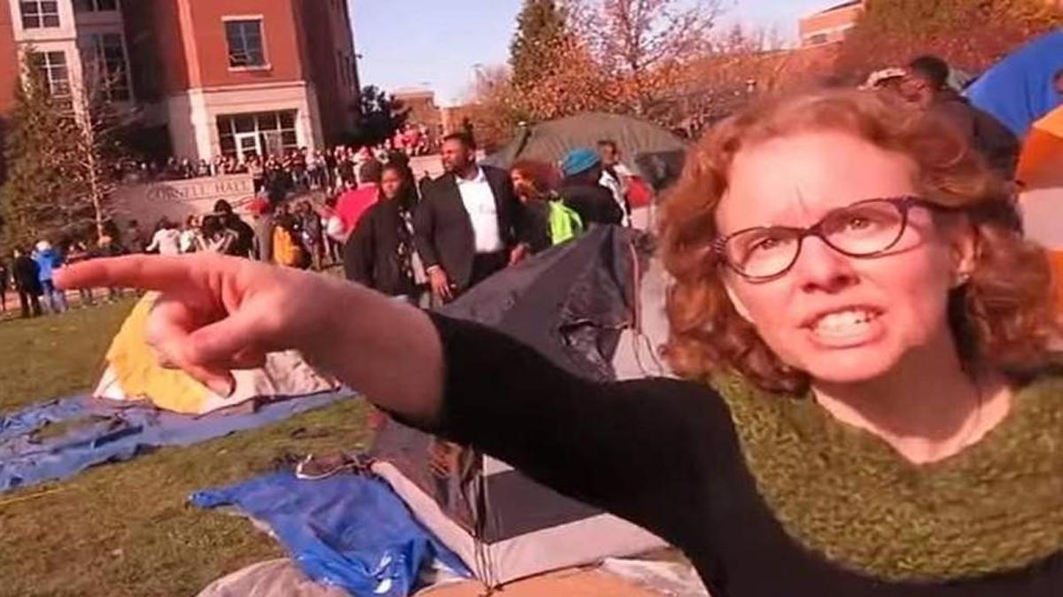 Melissa Click, a professor of communications, was caught on video last year pushing a student journalist and calling for “some muscle” to remove him from a protest site on the school’s campus. She was charged with assault but made a plea to avoid jail time.