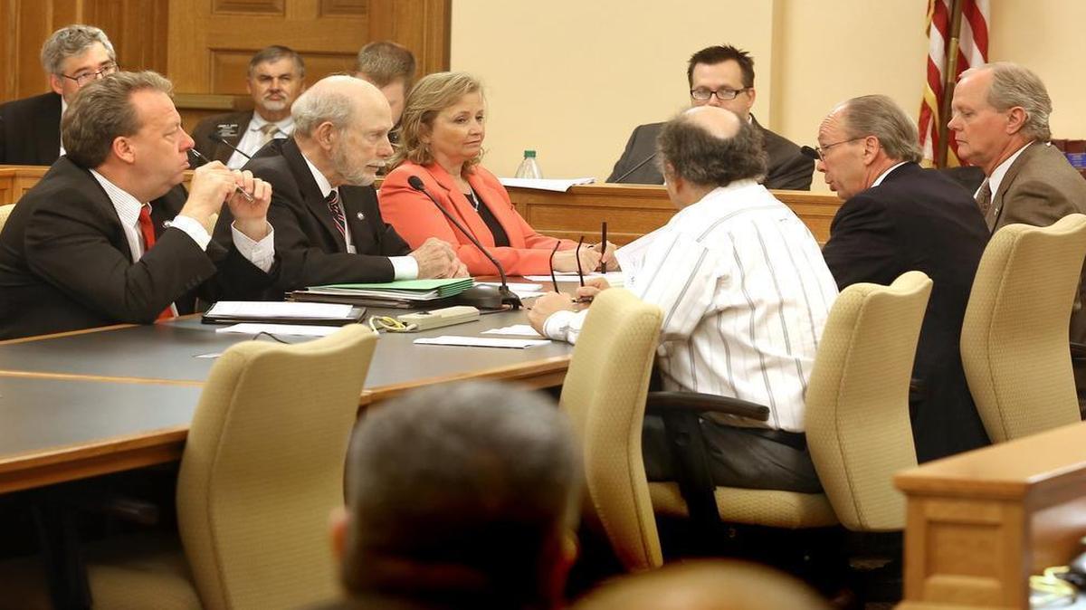
Members of a joint Senate and House budget conference committee have met regularly looking for a way to reconcile the state’s flagging revenues with its spending plan. That could mean higher taxes, a cut to state services and aid to local school districts, or both.
