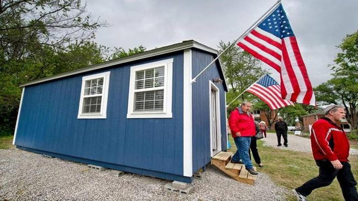 The Kansas City Council has found the money to pay for one of the homes in the homeless veterans tiny house project at 89th Street and Troost Avenue.
