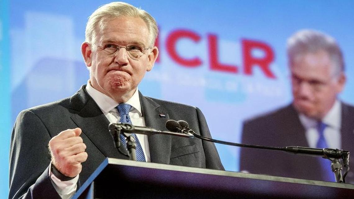 
Missouri Gov. Jay Nixon spoke in July in Kansas City at the convention of the National Council of La Raza, telling members of the Hispanic civil rights and advocacy organization that he was vetoing legislation that would prevent immigrants who are in the country illegally from receiving money from the state’s A+ Scholarship Program. Missouri Republicans say they are confident they can override Nixon’s veto when the General Assembly meets in September.
