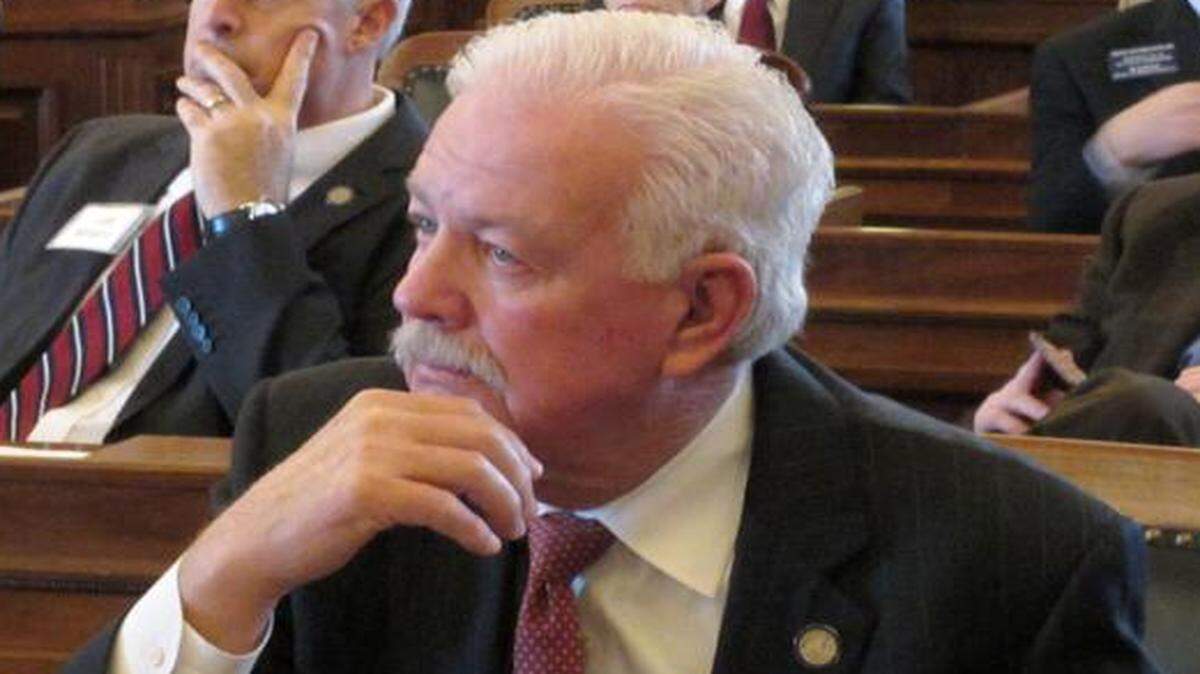 
Kansas House Speaker Ray Merrick, a Stilwell Republican. easily won a second term Monday as the chamber’s top leader despite a recent controversy over his comment in an interview that government employees “produce nothing.” 
