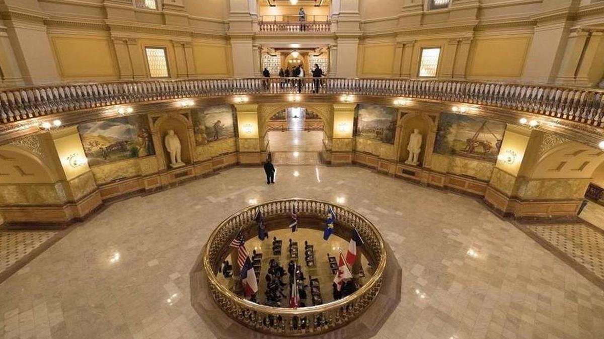 The rotunda of the Kansas Capitol in Topeka