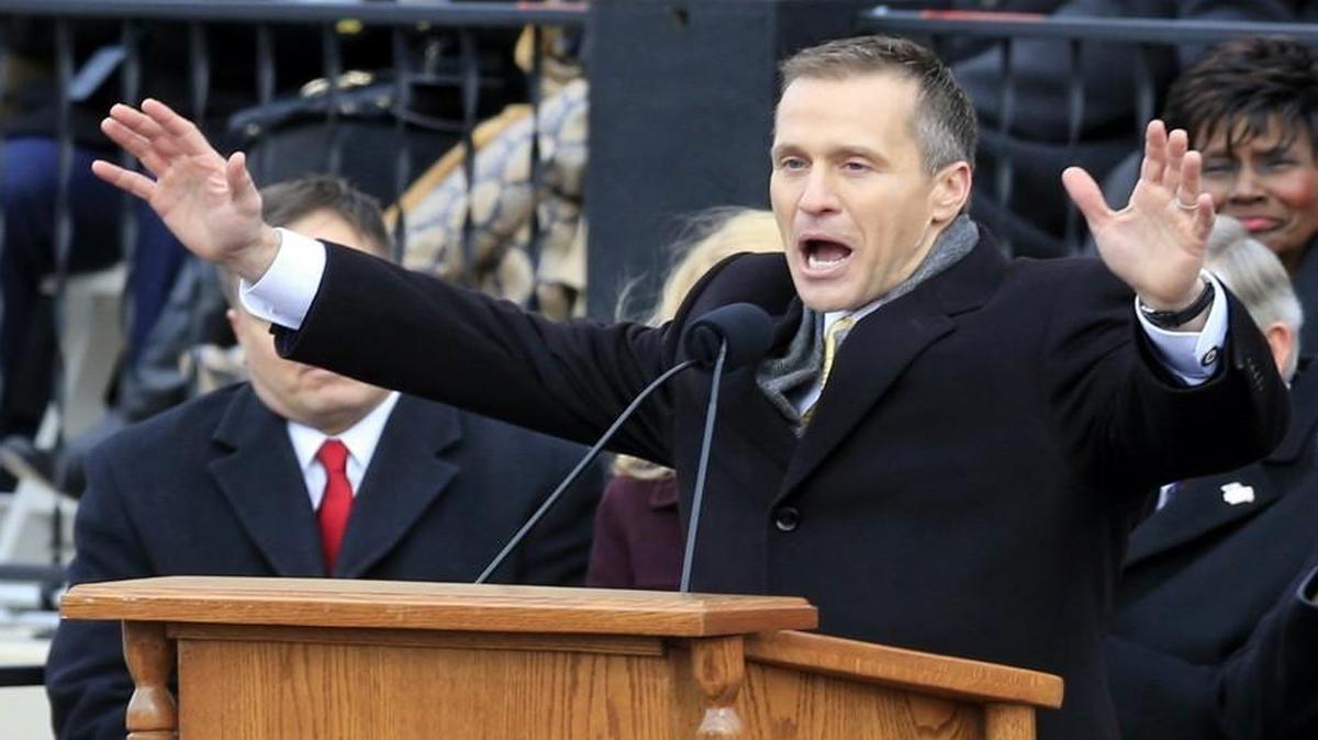 Missouri Republican Gov. Eric Greitens delivered his inaugural address from the steps of the Capitol in Jefferson City in January. Now, after his first 100 days in office, Greitens has chipped away at some promised policy changes and taken unexpected action on others he rarely mentioned, if at all, during his campaign.