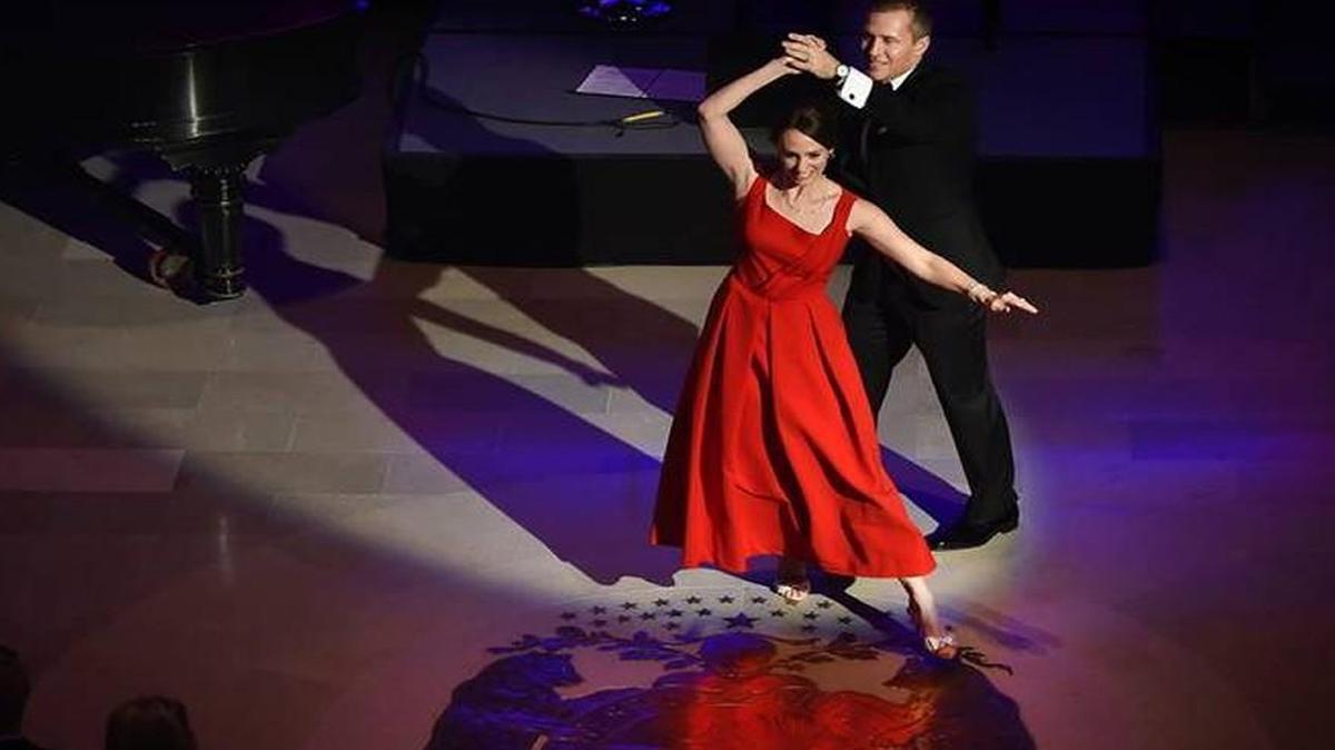 On inauguration day in Jefferson City, Missouri Gov. Eric Greitens and first lady Sheena Greitens led off the inaugural ball by dancing to “Missouri Waltz.” The governor has steadfastly refused to disclose how much a group of corporations and lobbyists contributed to help pay for his inaugural festivities.