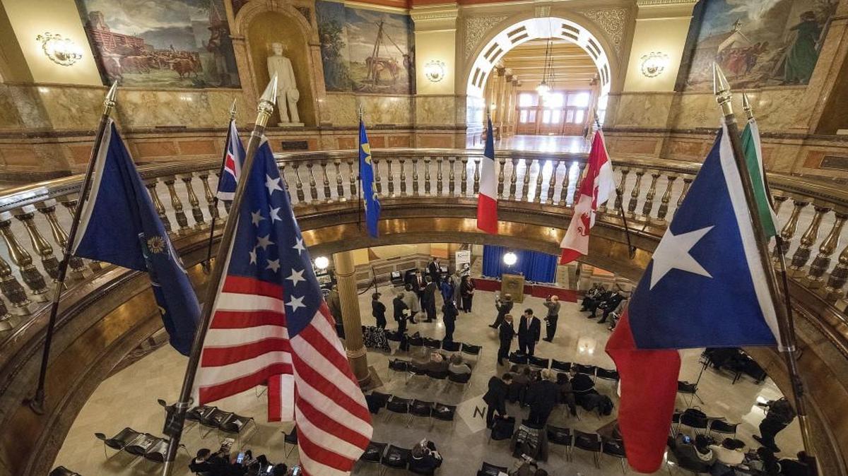 Rotunda of the Kansas State Capitol in Topeka.
