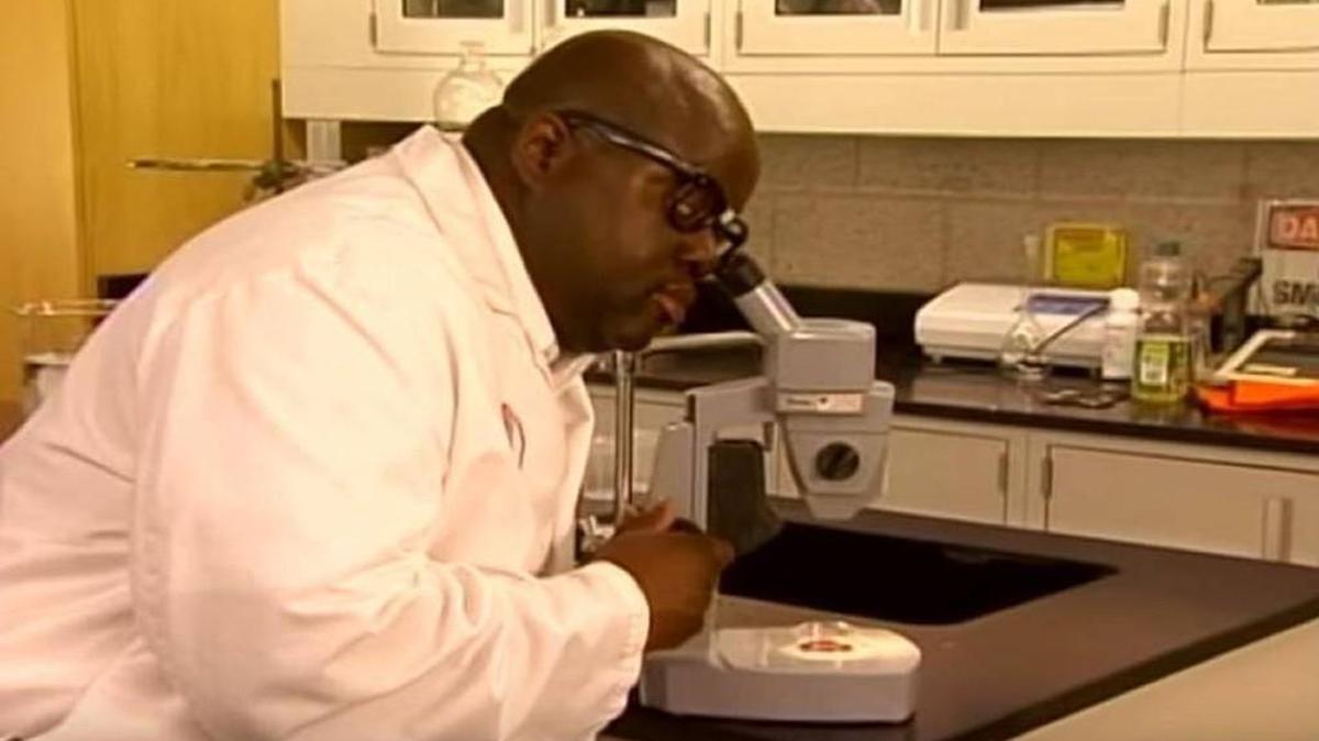 Kansas City Water Services lab supervisor Wilbur Dunnell appears in an education video as “Dr. H2O.” The Kansas City Council has voted to settle a discrimination lawsuit filed by Dunnell.
