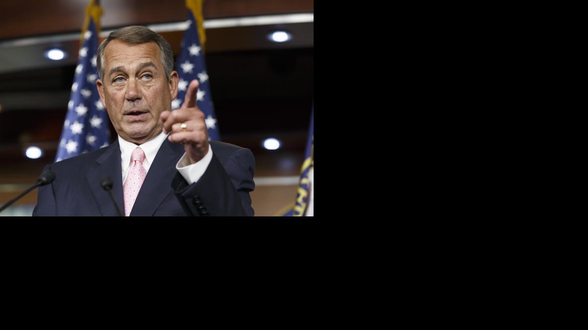 
House Speaker John Boehner, R-Ohio
