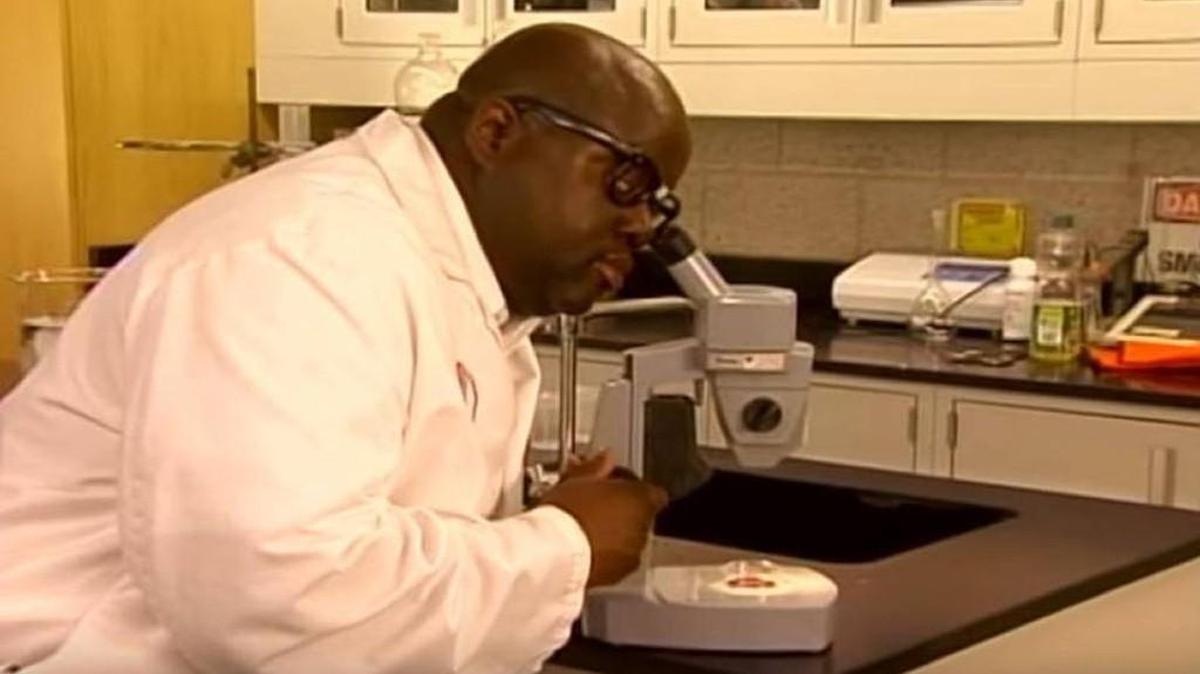Kansas City Water Services lab supervisor Wilbur Dunnell appears in an education video as “Dr. H2O.” The Law Department has recommended that the City Council settle a discrimination lawsuit filed by Dunnell.