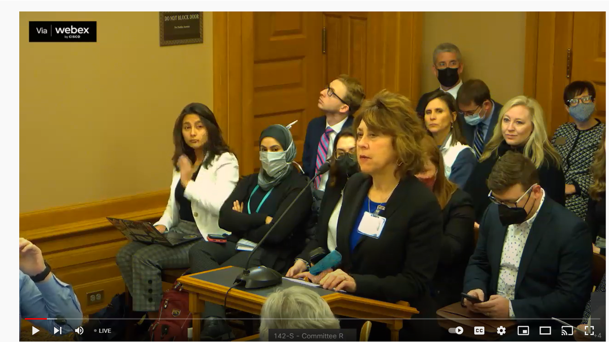 Kansas Department of Health and Environment Acting Secretary Janet Stancek, seen in this January file photo, had her confirmation sent to the Senate Thursday with no recommendation from the Public Health and Welfare Committee.