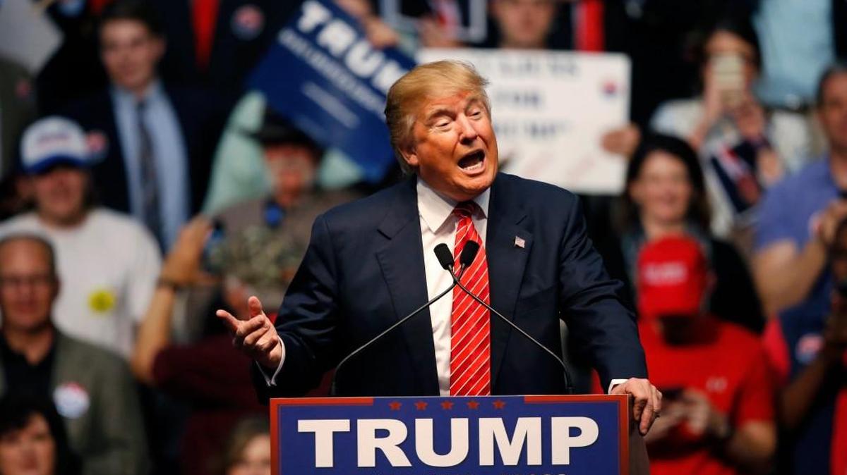 Republican presidential candidate Donald Trump