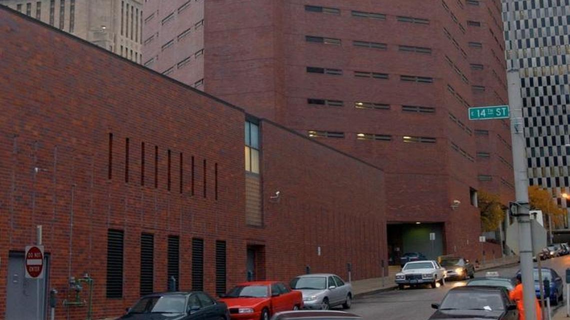The Jackson County Detention Center (jail) and annex at 1400 Cherry in downtown Kansas City.