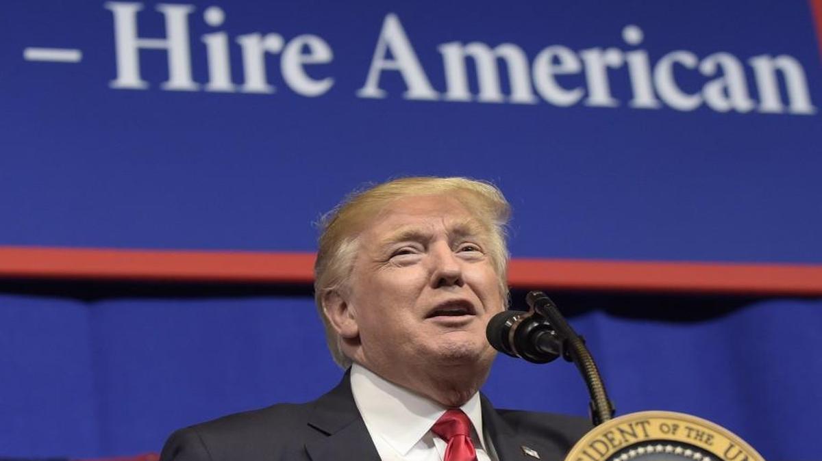 President Donald Trump spoke at tool manufacturer Snap-on Inc. in Kenosha, Wis., earlier this week. He later signed an executive order that calls for a review of the H-1B visa program, which allows U.S. employers to temporarily employ foreign workers for specialty occupations.