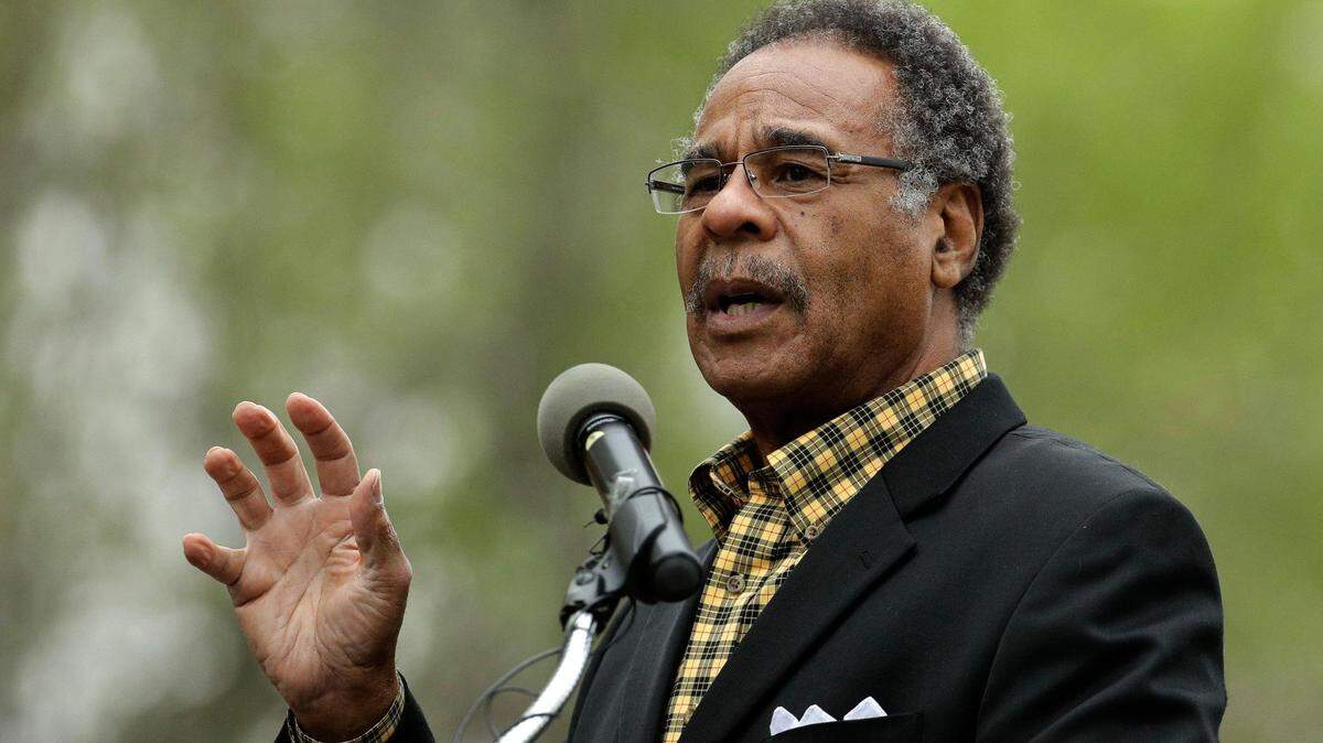 Rep. Emanuel Cleaver, D-Mo., speaks at a 2019 event.