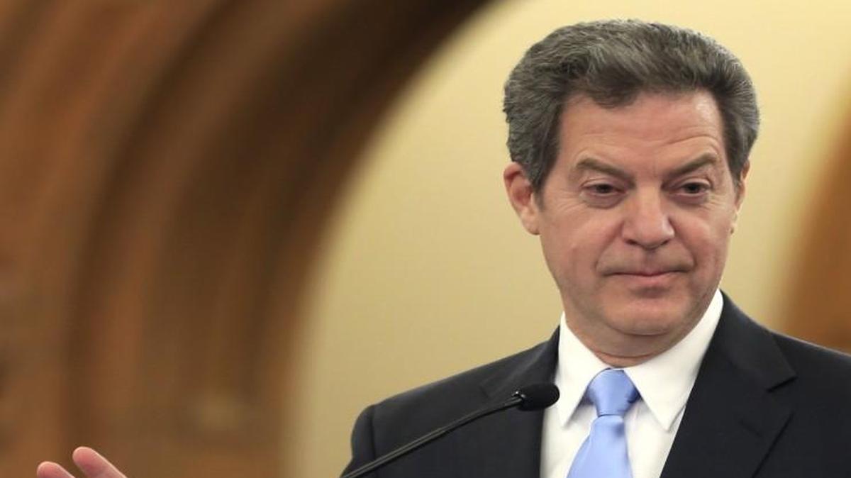 Gov. Sam Brownback faces another budget shortfall, but he doesn’t want to engage in a discussion about rolling back the tax cuts he championed in 2012 and 2013.