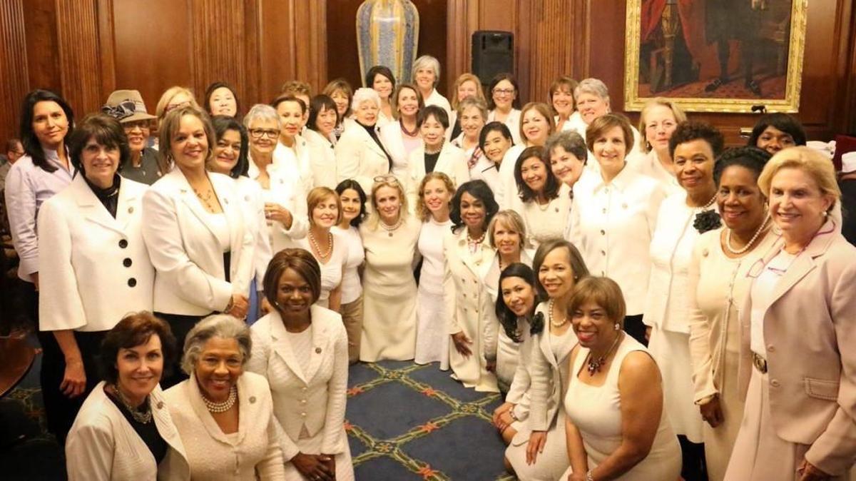 Taking a cue from Hollywood actresses who wore black to the Golden Globes on Sunday to support victims of sexual abuse and harassment, Democratic congresswomen plan to do the same at Trump’s State of the Union address later this month. At last year’s speech they wore white to honor suffragettes.