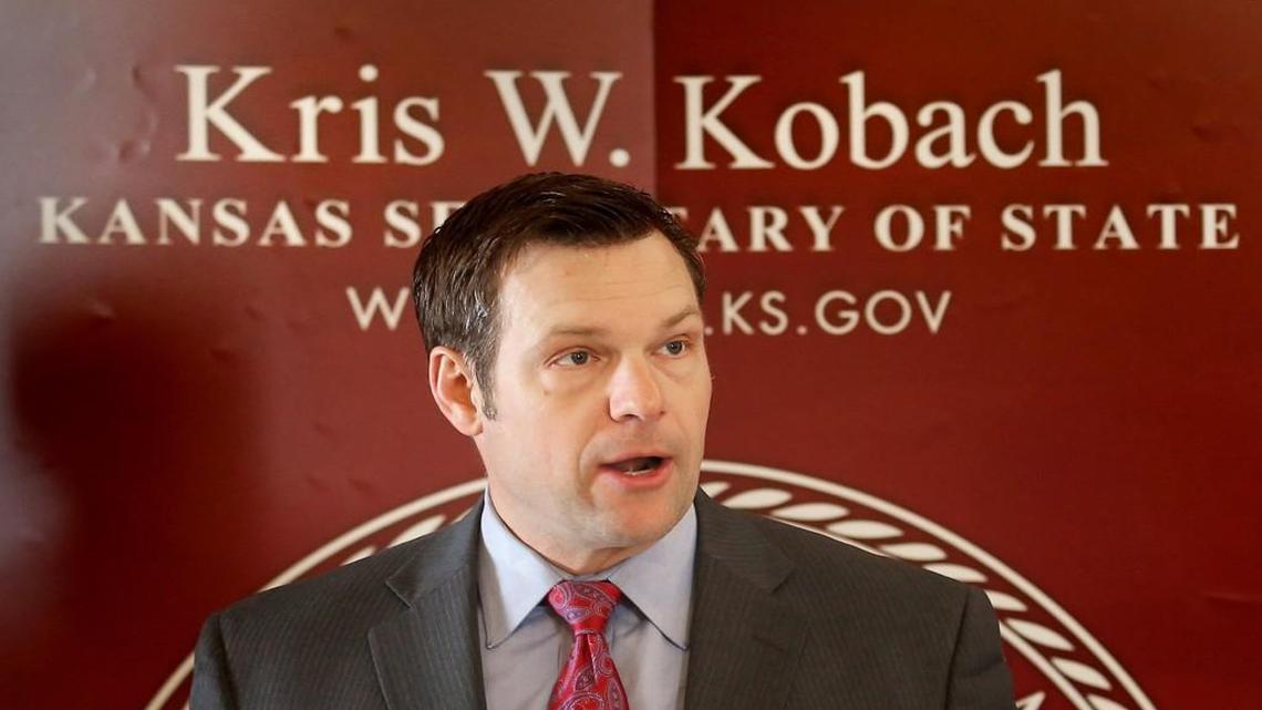 
Over voter rights groups’ vigorous objections, Kansas Secretary of State Kris Kobach issued a rule saying incomplete voter registrations may be canceled after 90 days.
