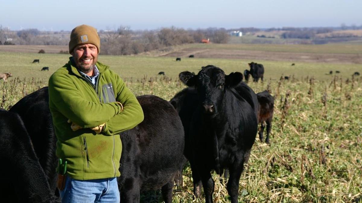 Seth Watkins, who farms near New Market, Iowa, looks beyond agriculture in evaluating the candidates for president.