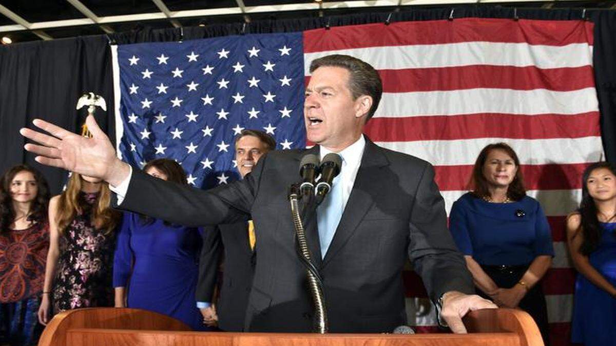 
On election night earlier this month, Kansas Gov. Sam Brownback savored his re-election in Topeka.
