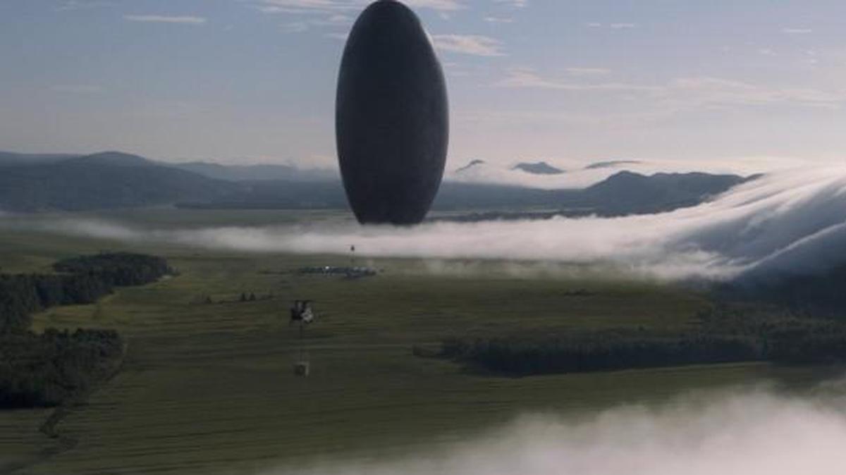 This image released by Paramount Pictures shows a scene from “Arrival.”