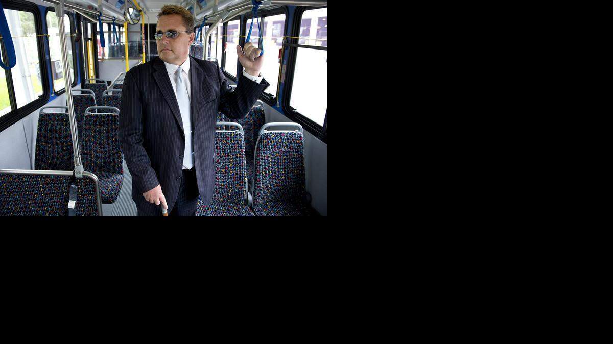 
Robbie Makinen already thought Kansas City’s fractured public transit system was lacking, and as chairman of the KC Kansas City Area Transportation Authority he was trying to bring order to the chaos. But after he was struck blind last year and suddenly had to depend on that system, his passion deepened.
