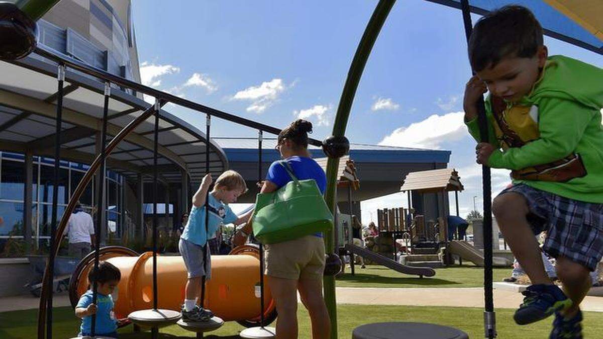 
The Blue Valley School District transformed what used to be First Family’s megachurch into Hilltop Campus, which includes a early childhood learning center and a professional development conference center. The district purchased the the 51-acre property and everything on it for $9 million after a lender of the megachurch foreclosed.
