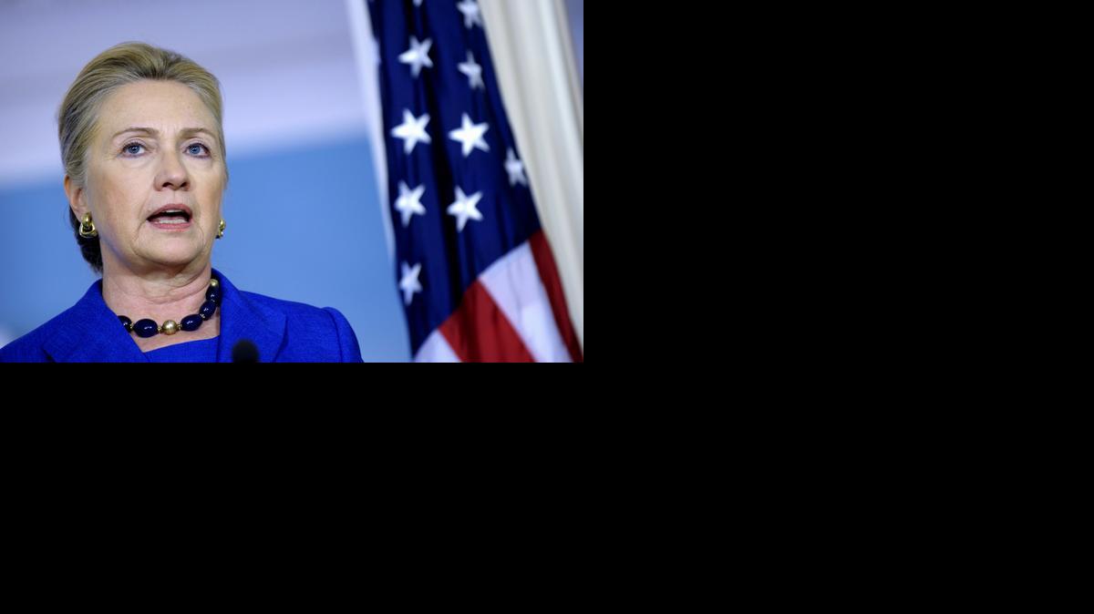 
Then-Secretary of State Hillary Rodham Clinton 
