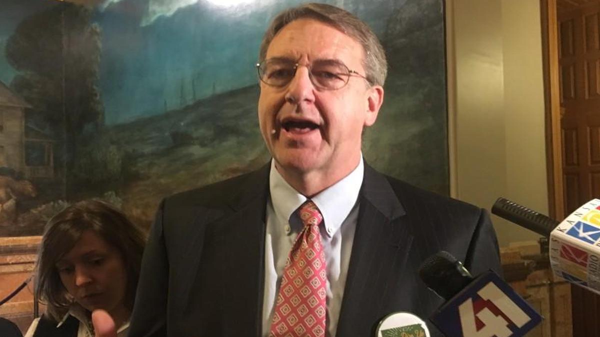 He worked as a budget director under Kansas Govs. Graves, Sebelius and Parkinson; now Duane Goossen is among those discussing a series of tax changes that would be a departure from much of Gov. Sam Brownback’s economic vision for the state. Goossen spoke Wednesday at the Capitol in Topeka alongside a coalition of advocacy groups.