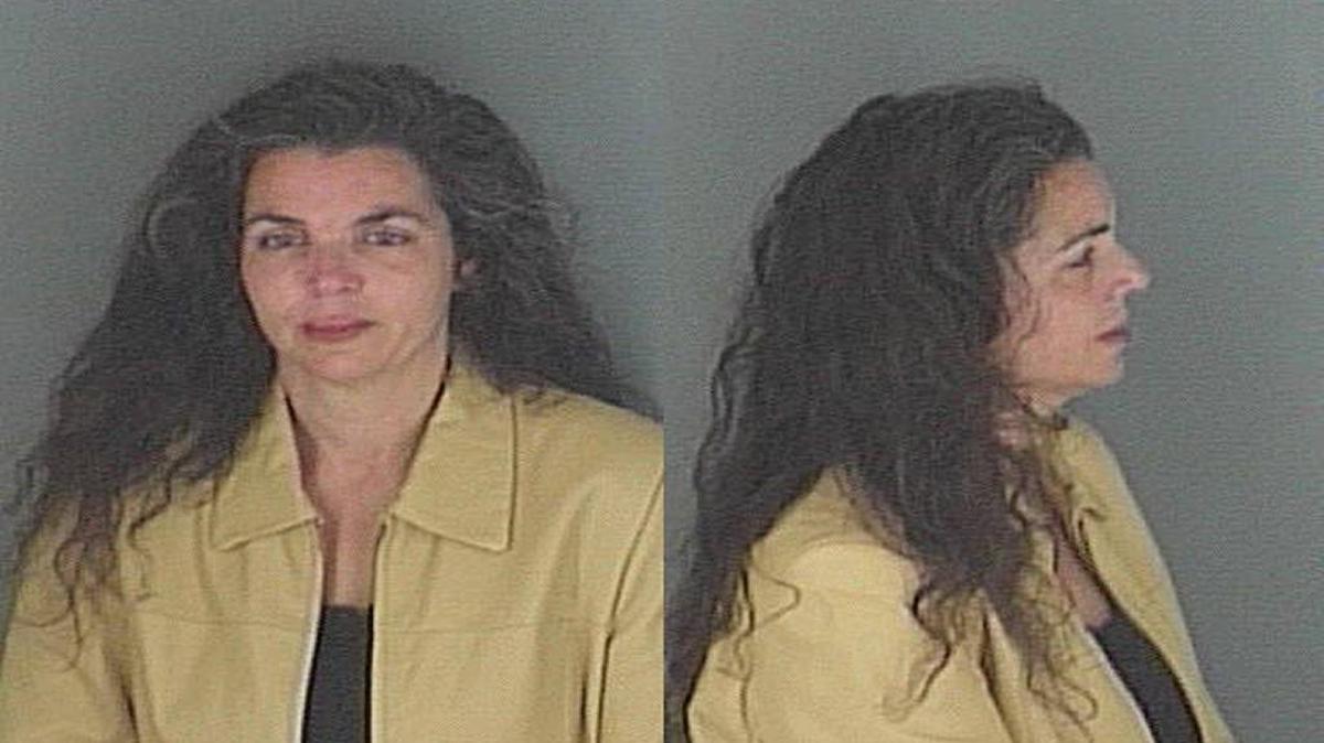 Odalis Sharp was taken into custody Friday after allegedly hitting a law enforcement officer after child welfare officials had come to take away some of her children.