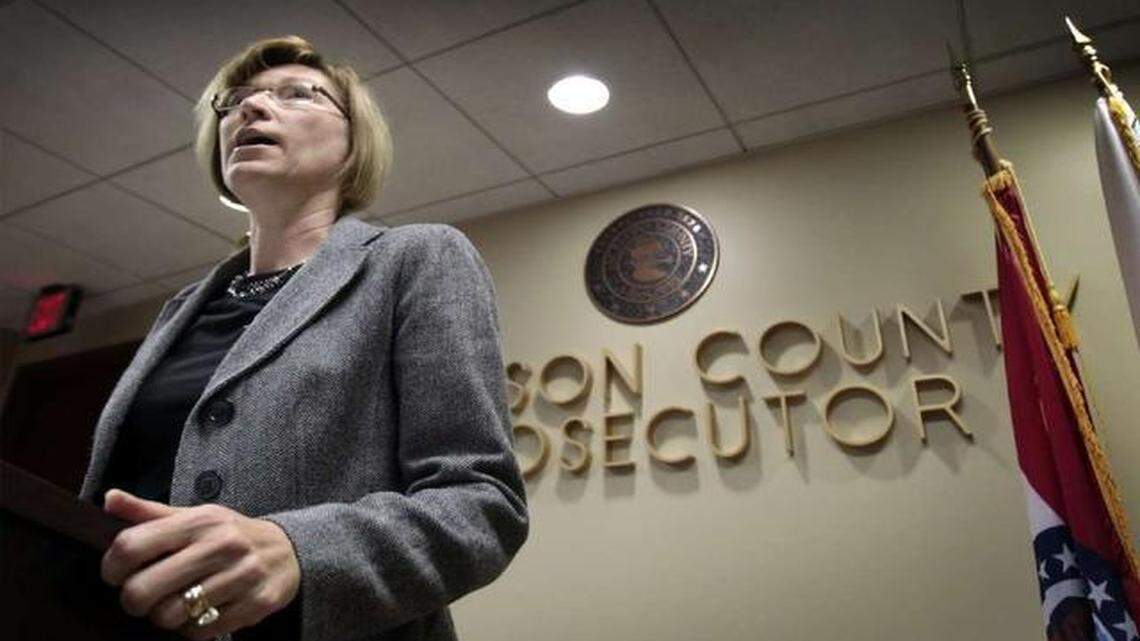 
Jean Peters Baker had been mentioned as a possible candidate to replace Chris Koster, who is running for Missouri governor. But Baker said she has decided to run for re-election as Jackson County prosecutor.
