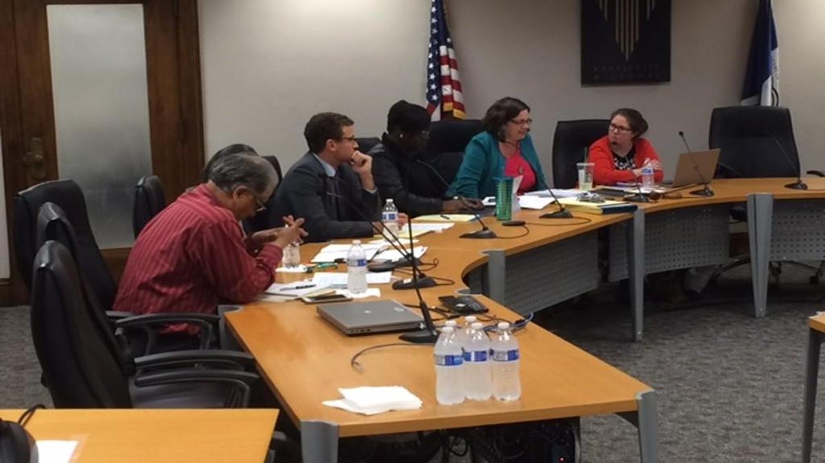 Members of the Citizens Task Force on Violence discussed prevention measures at a meeting Monday in Kansas City.