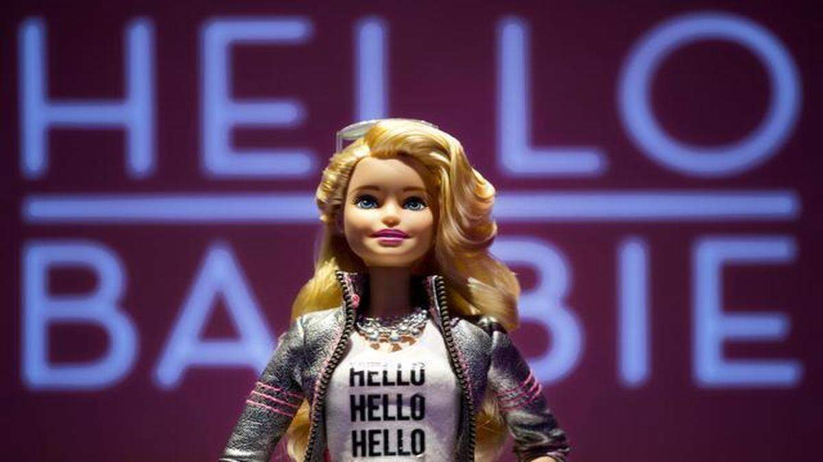 
Hello Barbie was displayed at the Mattel showroom at the North American International Toy Fair last month. Mattel, in partnership with San Francisco startup ToyTalk, will release the Internet-connected version of the doll, which has real conversations with kids, late this year.
