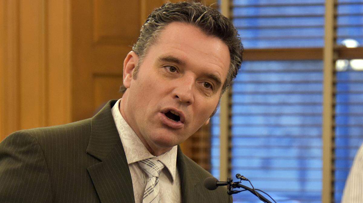 Kansas Senate President Ty Masterson. Masterson had pushed to limit extra pay for nurses to hospitals without “counterproductive” mandates that included vaccine mandates.