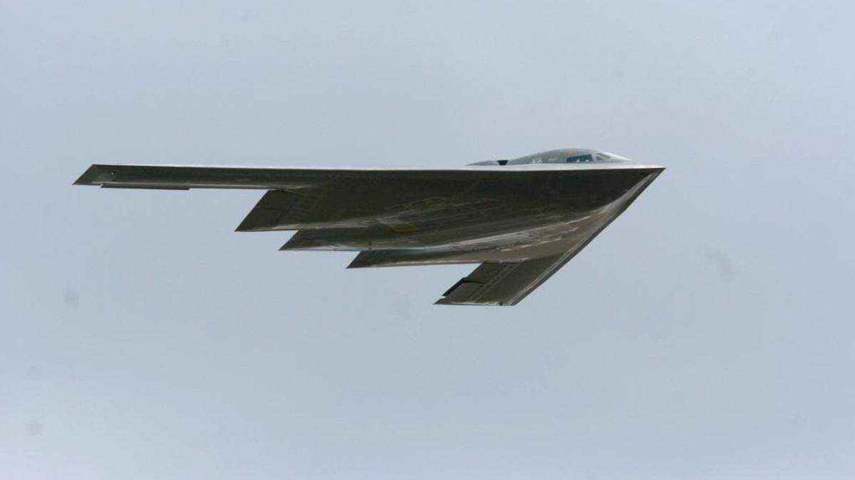 A B-2 Spirit stealth bomber.