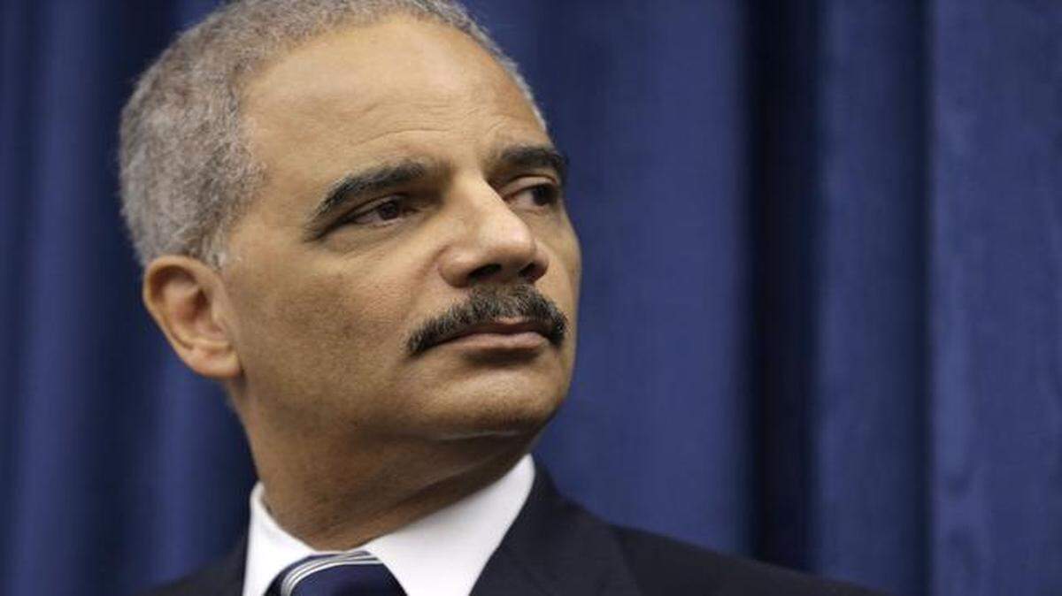 
U. S. Attorney General Eric Holder 
